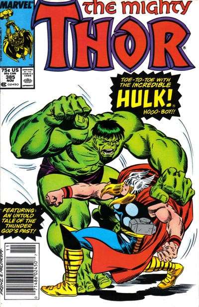 The Mighty Thor (Newsstand) #385/NS, Comic Book, Back Issue, buy comic books online, order comics online, marvel comics, sell comic books, online, comic websites, comic store,  vintige comic books, comic book store guelph, comic book store, comic book store near me, Long Box Silver's Comic Book Store