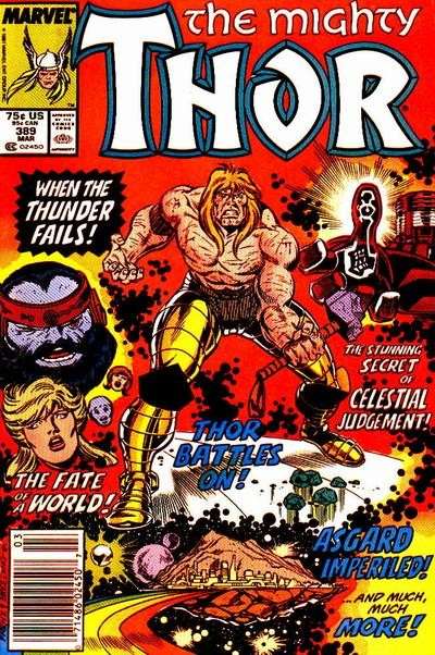 The Mighty Thor (Newsstand) #389/NS, Comic Book, Back Issue, buy comic books online, order comics online, marvel comics, sell comic books, online, comic websites, comic store,  vintige comic books, comic book store guelph, comic book store, comic book store near me, Long Box Silver's Comic Book Store