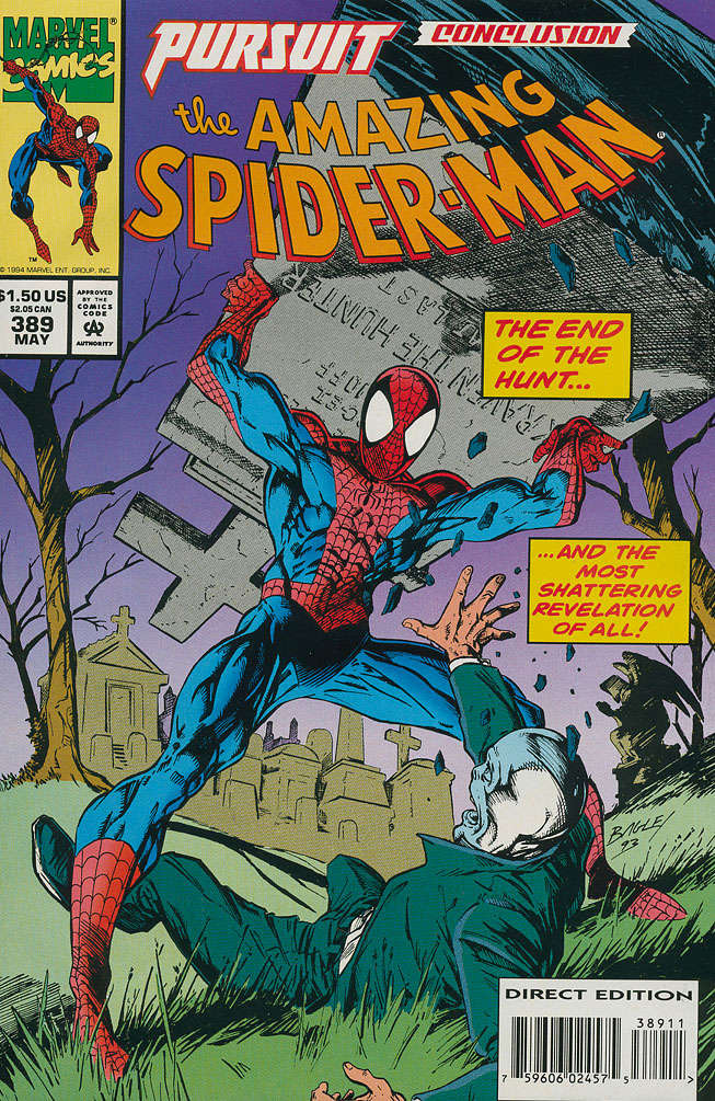 Amazing Spider-Man, The #389 (VF-NM), Comic Book, buy comic books online, online comic book store canada, sell comic books, online, comic websites, comic store,  vintige comic books, comic book store guelph, comic book store,  Long Box Silver's Comics 