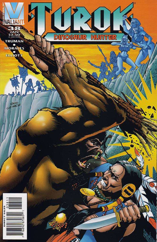 Turok, Dinosaur Hunter #38, Comic Book, Back Issue, buy comic books online, order comics online, marvel comics, sell comic books, online, comic websites, comic store,  vintige comic books, comic book store guelph, comic book store, comic book store near me, Long Box Silver's Comic Book Store