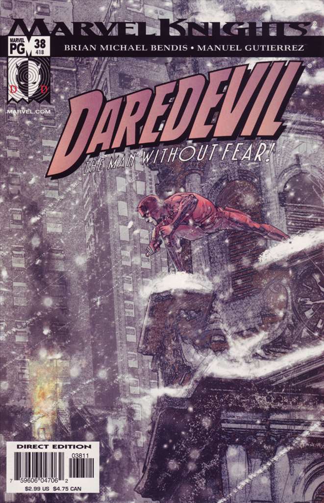 Daredevil (Vol. 2) #38, Comic Book, Back Issue, buy comics online, comic book store guelph, online comic book store, local comic shop, Long Box Silver's Comics