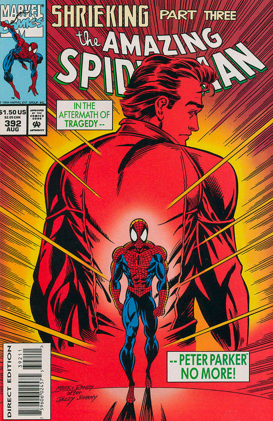 Amazing Spider-Man, The #392 (VF), Comic Book, buy comic books online, online comic book store canada, sell comic books, online, comic websites, comic store,  vintige comic books, comic book store guelph, comic book store,  Long Box Silver's Comics 