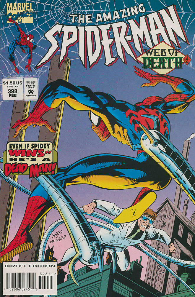 Amazing Spider-Man, The #398 (VF-NM), Comic Book, buy comic books online, online comic book store canada, sell comic books, online, comic websites, comic store,  vintige comic books, comic book store guelph, comic book store,  Long Box Silver's Comics 