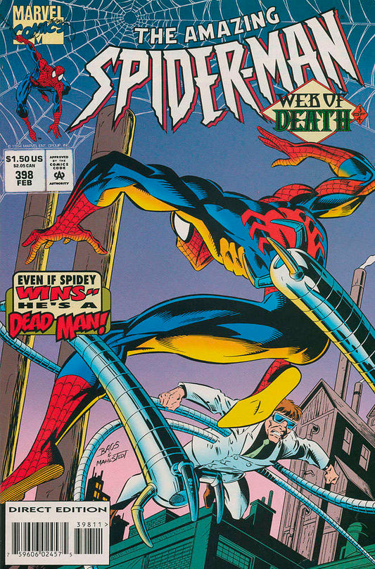 Amazing Spider-Man, The #398 (VF-NM), Comic Book, buy comic books online, online comic book store canada, sell comic books, online, comic websites, comic store,  vintige comic books, comic book store guelph, comic book store,  Long Box Silver's Comics 