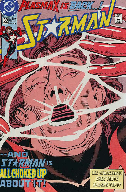 Starman (1st Series) #39, Comic Book, Back Issue, buy comic books online, order comics online, marvel comics, sell comic books, online, comic websites, comic store,  vintige comic books, comic book store guelph, comic book store, comic book store near me, Long Box Silver's Comic Book Store
