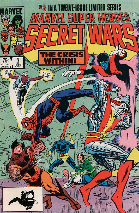 Marvel Super Heroes Secret Wars #3 (VF-NM), Comic Book, buy comic books online, online comic book store canada, sell comic books, online, comic websites, comic store,  vintige comic books, comic book store guelph, comic book store,  Long Box Silver's Comics 
