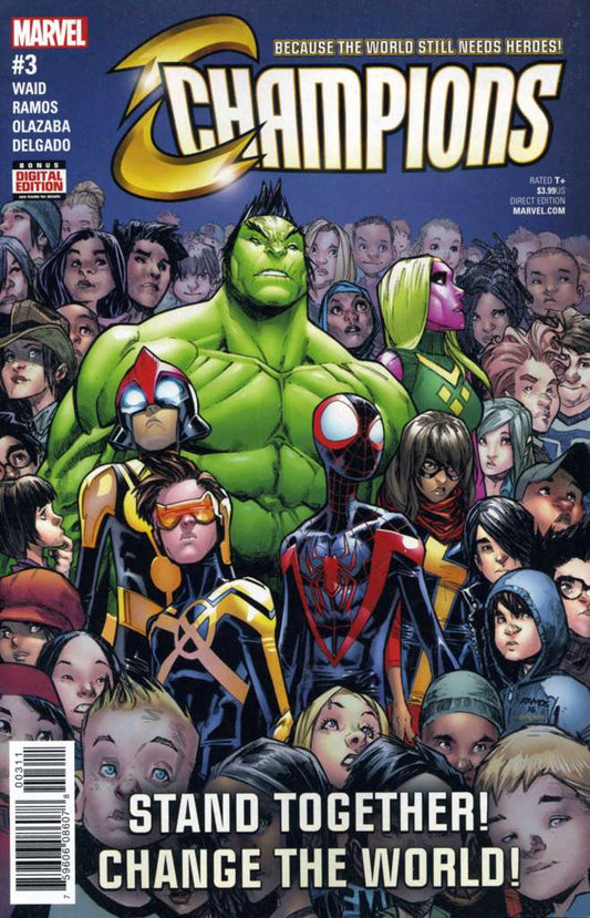 Champions #3 (VF-NM), Comic Book, Back Issue, buy comic books online, online comic book store canada, sell comic books, online, comic websites, comic store,  vintige comic books, comic book store guelph, comic book store, comic book store near me, Long Box Silver's Comics 