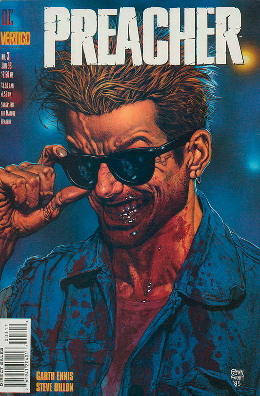 Preacher #3 (VF-NM), Comic Book, buy comic books online, online comic book store canada, sell comic books, online, comic websites, comic store,  vintige comic books, comic book store guelph, comic book store,  Long Box Silver's Comics 