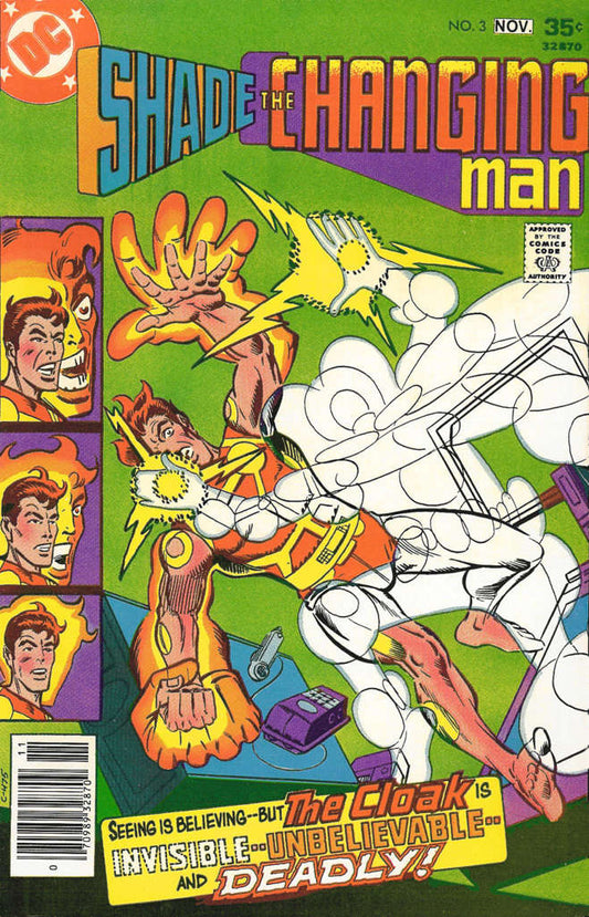 Shade, The Changing Man (1st Series) #3 (F), Comic Book, buy comic books online, online comic book store canada, sell comic books, online, comic websites, comic store,  vintige comic books, comic book store guelph, comic book store,  Long Box Silver's Comics 