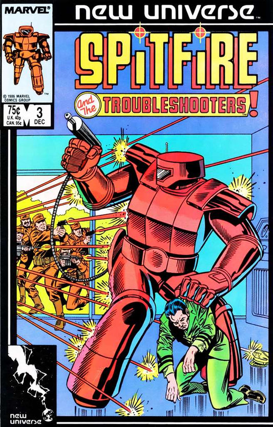 Spitfire and the Troubleshooters #3, Comic Book, Back Issue, buy comic books online, order comics online, marvel comics, sell comic books, online, comic websites, comic store,  vintige comic books, comic book store guelph, comic book store, comic book store near me, Long Box Silver's Comic Book Store