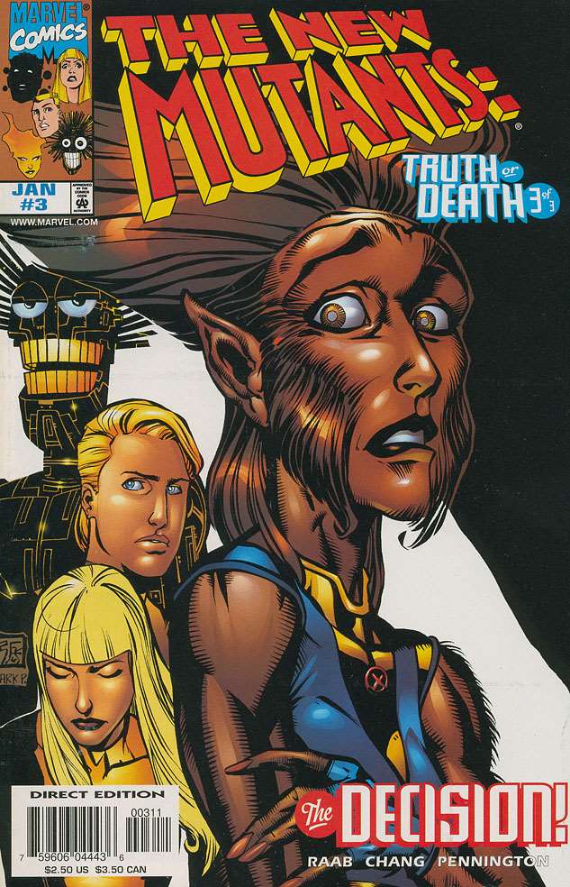 The New Mutants: Truth or Death #3, Comic Book, Back Issue, buy comics online, comic book store guelph, online comic book store, local comic shop, Long Box Silver's Comics