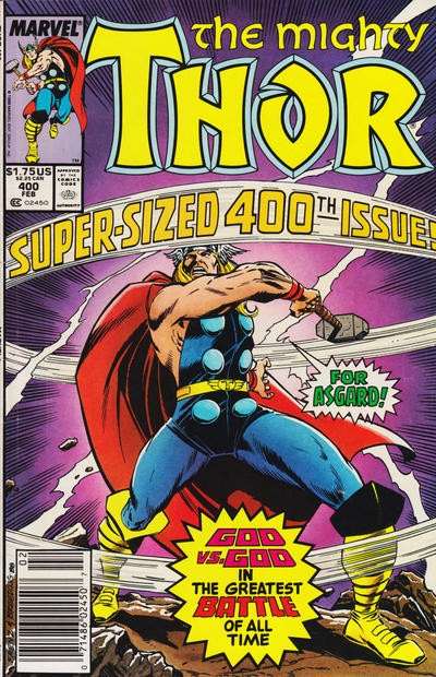 The Mighty Thor (Newsstand) #400/NS, Comic Book, Back Issue, buy comic books online, order comics online, marvel comics, sell comic books, online, comic websites, comic store,  vintige comic books, comic book store guelph, comic book store, comic book store near me, Long Box Silver's Comic Book Store