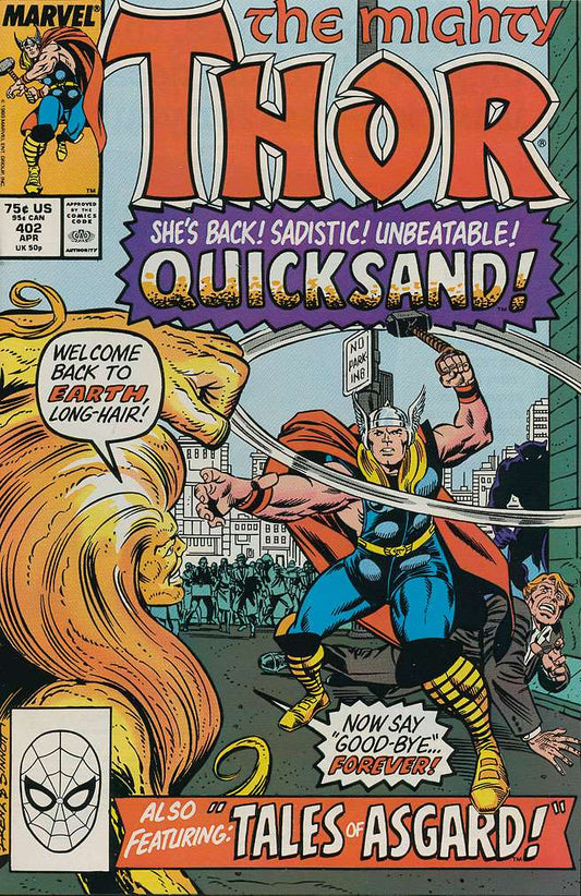 The Mighty Thor #402, Comic Book, Back Issue, buy comic books online, order comics online, marvel comics, sell comic books, online, comic websites, comic store,  vintige comic books, comic book store guelph, comic book store, comic book store near me, Long Box Silver's Comic Book Store