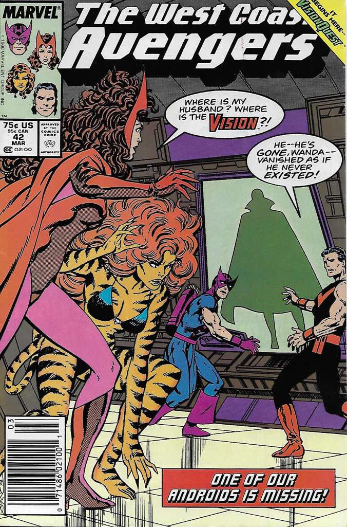 West Coast Avengers #42/NS (VF-NM)