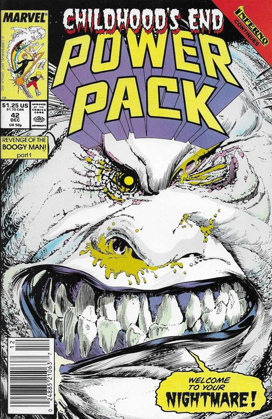 Power Pack #42 (VF-NM), Comic Book, Back Issue, buy comic books online, online comic book store canada, sell comic books, online, comic websites, comic store,  vintige comic books, comic book store guelph, comic book store, comic book store near me, Long Box Silver's Comics 