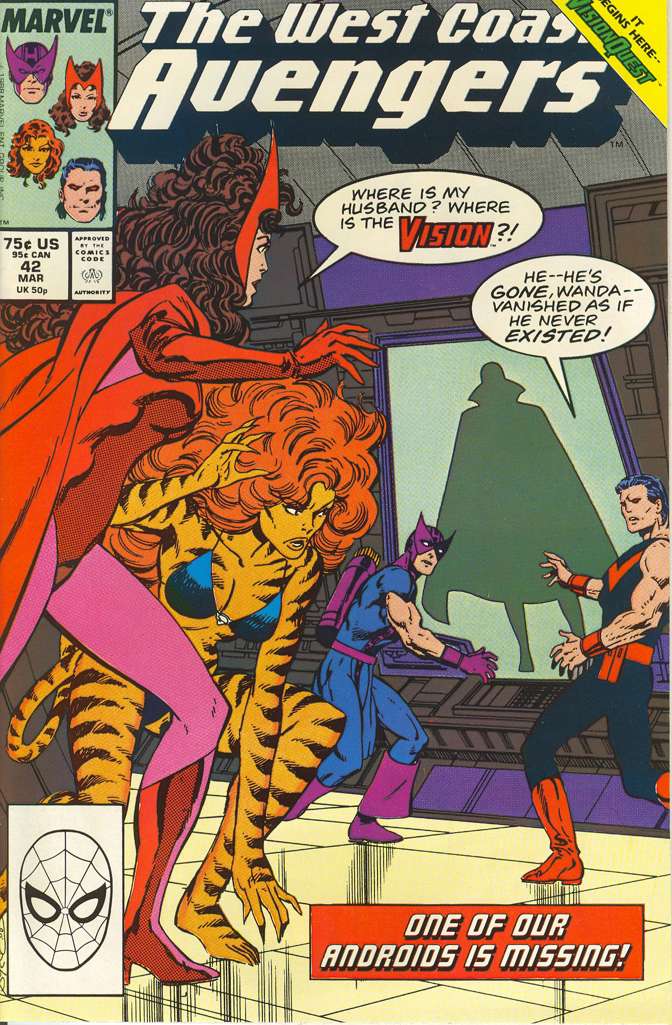 West Coast Avengers #42 (VF-NM), Comic Book, buy comic books online, online comic book store canada, sell comic books, online, comic websites, comic store,  vintige comic books, comic book store guelph, comic book store,  Long Box Silver's Comics 