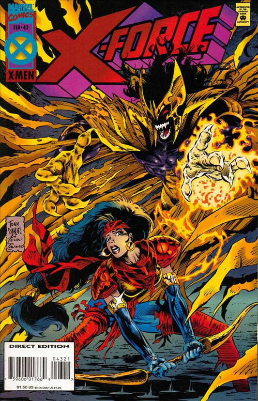 X-Force #43 (VF-NM), Comic Book, Back Issue, buy comic books online, online comic book store canada, sell comic books, online, comic websites, comic store,  vintige comic books, comic book store guelph, comic book store, comic book store near me, Long Box Silver's Comics 