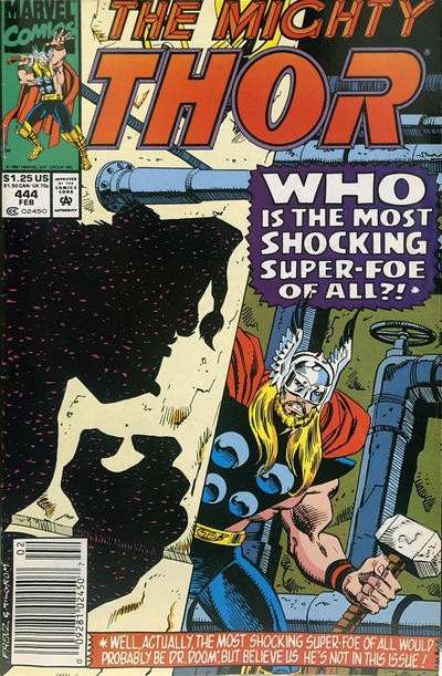 The Mighty Thor (Newsstand) #444/NS, Comic Book, Back Issue, buy comic books online, order comics online, marvel comics, sell comic books, online, comic websites, comic store,  vintige comic books, comic book store guelph, comic book store, comic book store near me, Long Box Silver's Comic Book Store