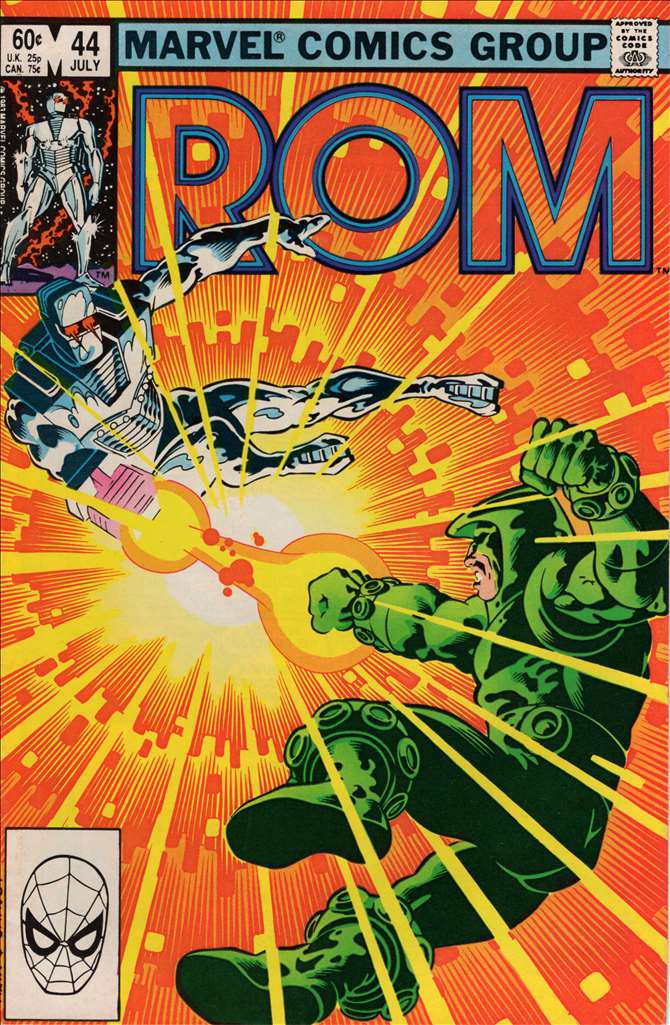 ROM #44, Marvel Comics, Comic Book, Back Issue, buy comics online, comic book store guelph, online comic book store, local comic shop, Long Box Silver's Comics