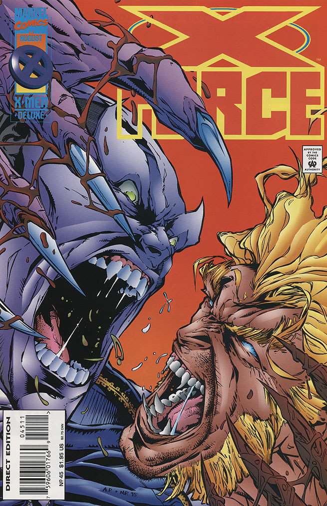 X-Force #45 (VF-NM), Comic Book, Back Issue, buy comic books online, online comic book store canada, sell comic books, online, comic websites, comic store,  vintige comic books, comic book store guelph, comic book store, comic book store near me, Long Box Silver's Comics 