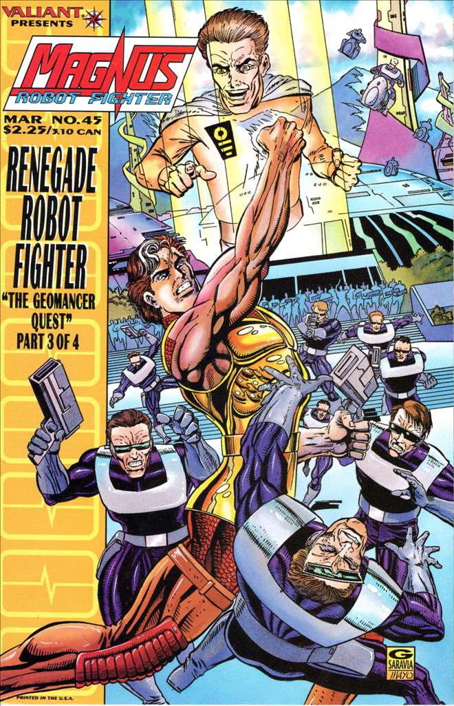 Magnus Robot Fighter (Valiant) #45, Comic Book, Back Issue, buy comic books online, order comics online, marvel comics, sell comic books, online, comic websites, comic store,  vintige comic books, comic book store guelph, comic book store, comic book store near me, Long Box Silver's Comic Book Store