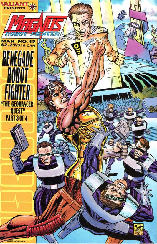 Magnus Robot Fighter (Valiant) #45, Comic Book, Back Issue, buy comic books online, order comics online, marvel comics, sell comic books, online, comic websites, comic store,  vintige comic books, comic book store guelph, comic book store, comic book store near me, Long Box Silver's Comic Book Store
