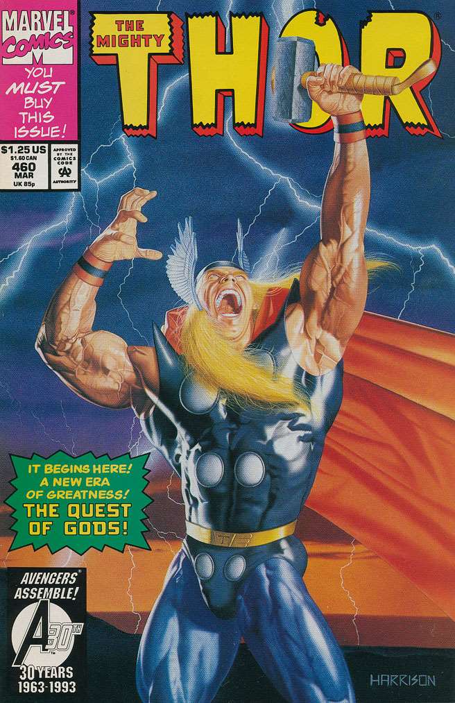 The Mighty Thor #460, Comic Book, Back Issue, buy comic books online, order comics online, marvel comics, sell comic books, online, comic websites, comic store,  vintige comic books, comic book store guelph, comic book store, comic book store near me, Long Box Silver's Comic Book Store