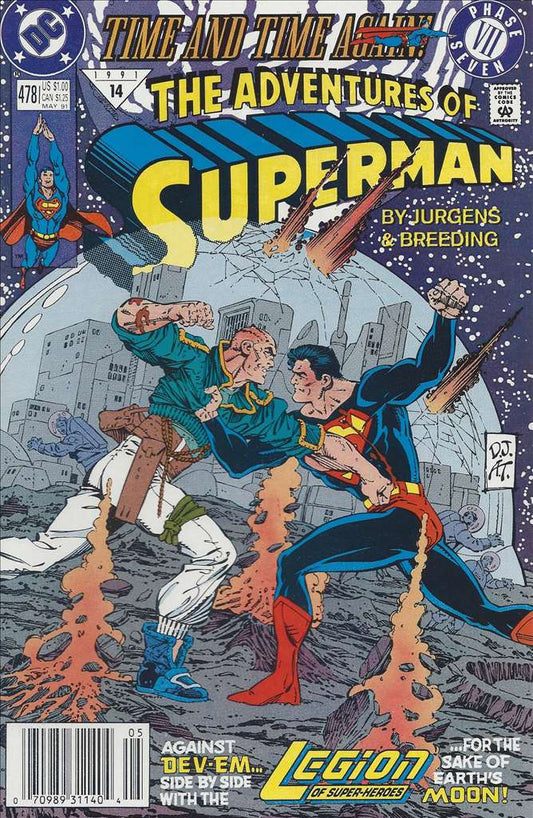 Adventures of Superman #478, Comic Book, Back Issue, buy comics online, comic book store guelph, online comic book store, local comic shop, Long Box Silver's Comics