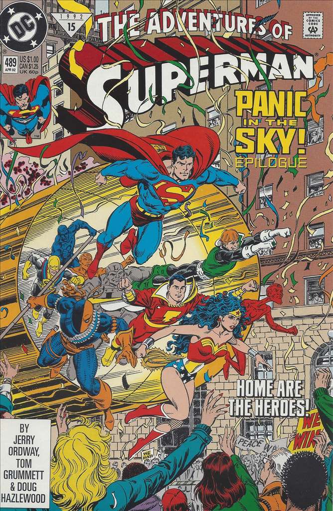 Adventures of Superman #489, Comic Book, Back Issue, buy comics online, comic book store guelph, online comic book store, local comic shop, Long Box Silver's Comics