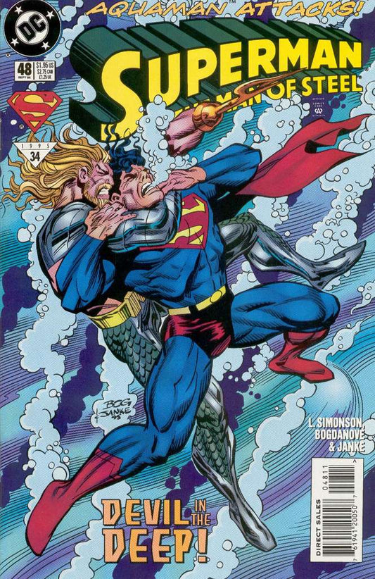 Superman: The Man of Steel #48 (VF), Comic Book, Back Issue, buy comic books online, online comic book store canada, sell comic books, online, comic websites, comic store,  vintige comic books, comic book store guelph, comic book store, comic book store near me, Long Box Silver's Comics 