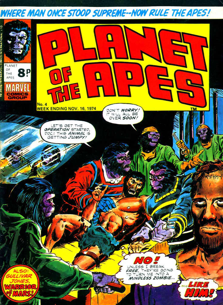 Planet of the Apes (Marvel UK) #4 (F), Comic Book, buy comic books online, online comic book store canada, sell comic books, online, comic websites, comic store,  vintige comic books, comic book store guelph, comic book store,  Long Box Silver's Comics