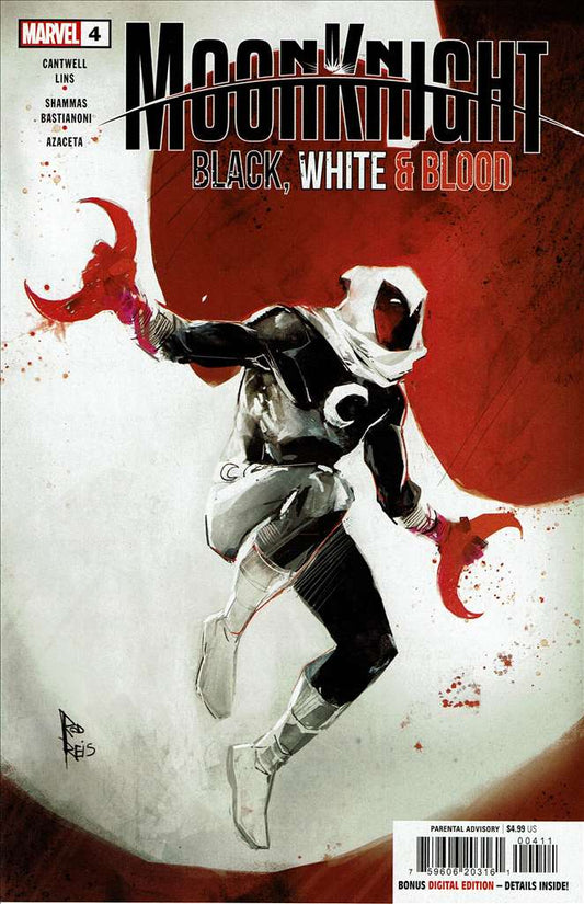 Moon Knight: Black, White, & Blood #4, Comic Book, Back Issue, buy comic books online, order comics online, marvel comics, sell comic books, online, comic websites, comic store,  vintige comic books, comic book store guelph, comic book store, comic book store near me, Long Box Silver's Comic Book Store
