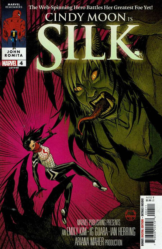 Silk (5th Series) #4 (VF-NM), Comic Book, Back Issue, buy comic books online, online comic book store canada, sell comic books, online, comic websites, comic store,  vintige comic books, comic book store guelph, comic book store, comic book store near me, Long Box Silver's Comics 