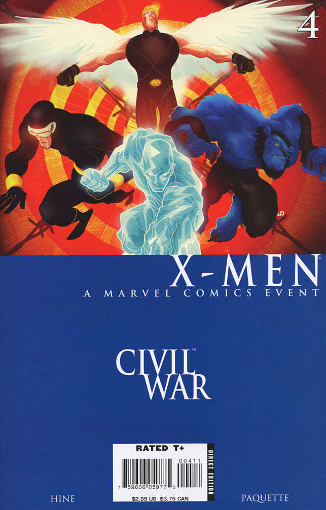 Civil War: X-Men (Full mini-series set #1-4) #1-4 (VF-NM)