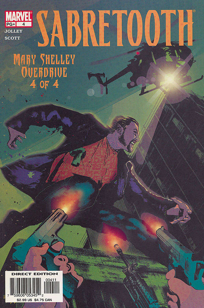 Sabretooth: Mary Shelley Overdrive (Full mini-series set #1-4) (VF-NM)