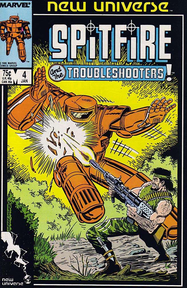 Spitfire and the Troubleshooters #4, Comic Book, Back Issue, buy comic books online, order comics online, marvel comics, sell comic books, online, comic websites, comic store,  vintige comic books, comic book store guelph, comic book store, comic book store near me, Long Box Silver's Comic Book Store