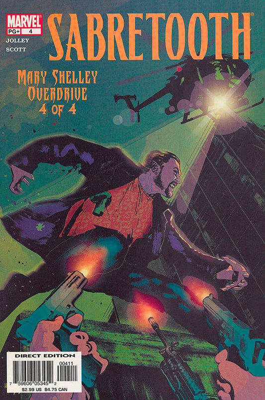 Sabretooth: Mary Shelley Overdrive #4 (VF-NM), Comic Book, Back Issue, buy comic books online, online comic book store canada, sell comic books, online, comic websites, comic store,  vintige comic books, comic book store guelph, comic book store, comic book store near me, Long Box Silver's Comics 