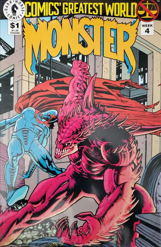 Comics’ Greatest World—Arcadia (Monster) #4, Comic Book, Back Issue, buy comic books online, order comics online, marvel comics, sell comic books, online, comic websites, comic store,  vintige comic books, comic book store guelph, comic book store, comic book store near me, Long Box Silver's Comic Book Store