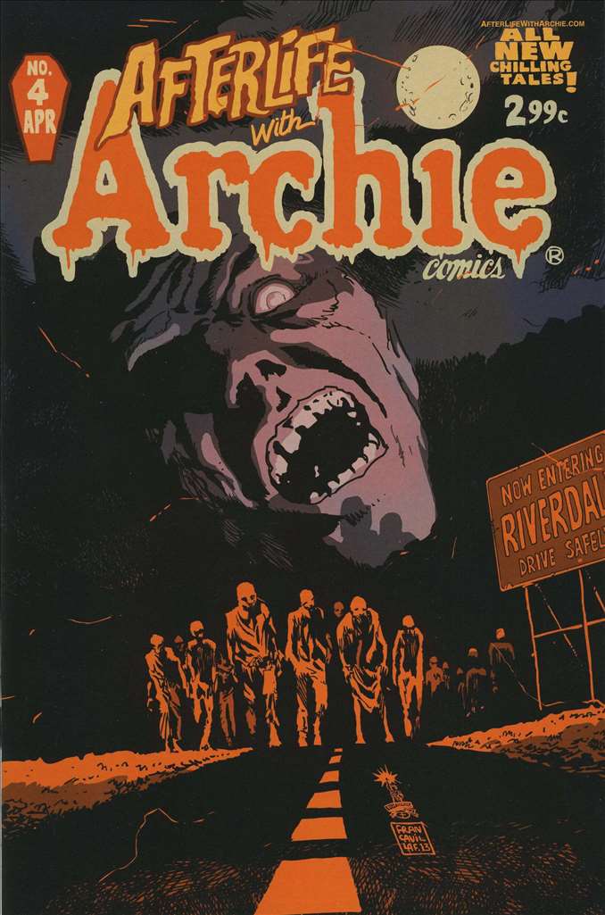 Afterlife With Archie #4, Comic Book, Back Issue, buy comic books online, order comics online, marvel comics, sell comic books, online, comic websites, comic store,  vintige comic books, comic book store guelph, comic book store, comic book store near me, Long Box Silver's Comic Book Store