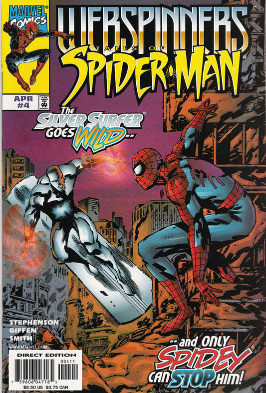 Webspinners: Tales of Spider-Man #4 (VF-NM), Comic Book, Back Issue, buy comic books online, online comic book store canada, sell comic books, online, comic websites, comic store,  vintige comic books, comic book store guelph, comic book store, comic book store near me, Long Box Silver's Comics 