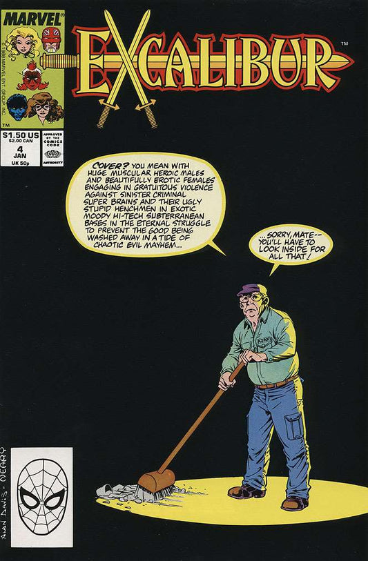 Excalibur #4, Comic Book, Back Issue, buy comic books online, order comics online, marvel comics, sell comic books, online, comic websites, comic store,  vintige comic books, comic book store guelph, comic book store, comic book store near me, Long Box Silver's Comic Book Store