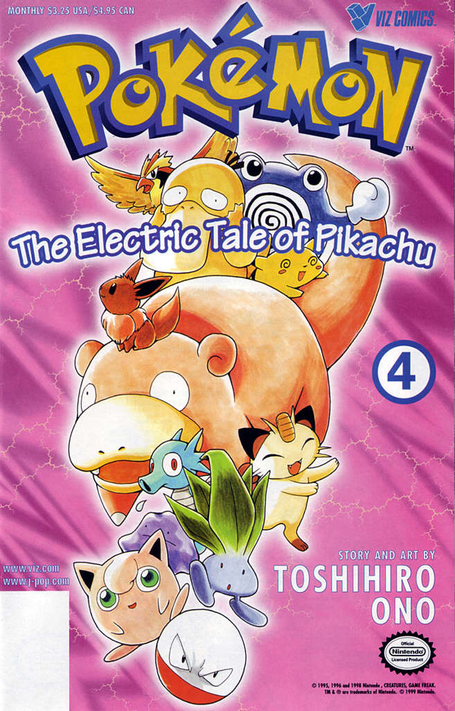 Pokémon: The Electric Tale of Pikachu #4 (VF-NM) 8th Printing, Comic Book, buy comic books online, online comic book store canada, sell comic books, online, comic websites, comic store,  vintige comic books, comic book store guelph, comic book store,  Long Box Silver's Comics 
