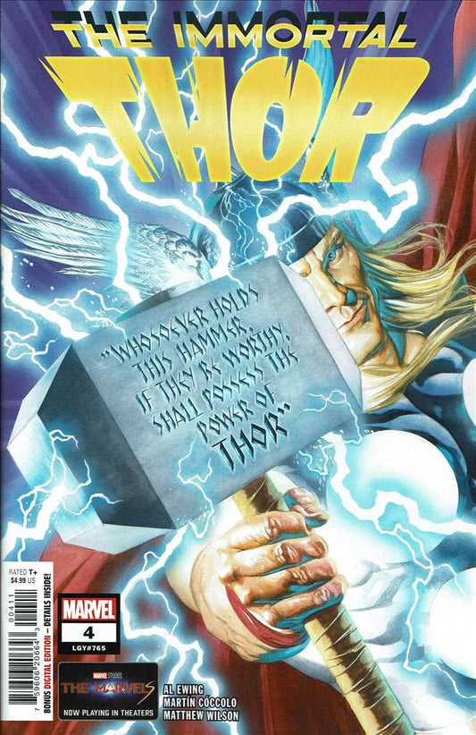Immortal Thor, The #4, Comic Book, Back Issue, buy comic books online, order comics online, marvel comics, sell comic books, online, comic websites, comic store,  vintige comic books, comic book store guelph, comic book store, comic book store near me, Long Box Silver's Comic Book Store