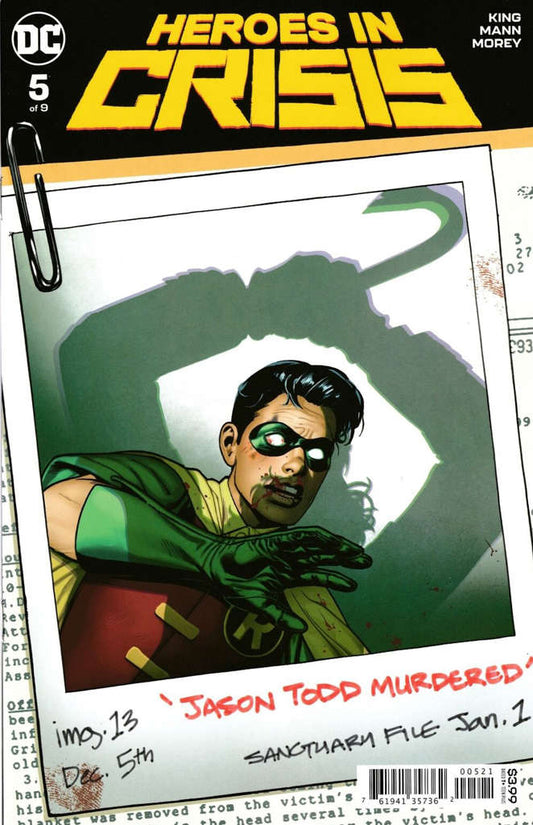 Heroes In Crisis #5/A (VF-NM), Comic Book, Back Issue, buy comic books online, online comic book store canada, sell comic books, online, comic websites, comic store,  vintige comic books, comic book store guelph, comic book store, comic book store near me, Long Box Silver's Comics 
