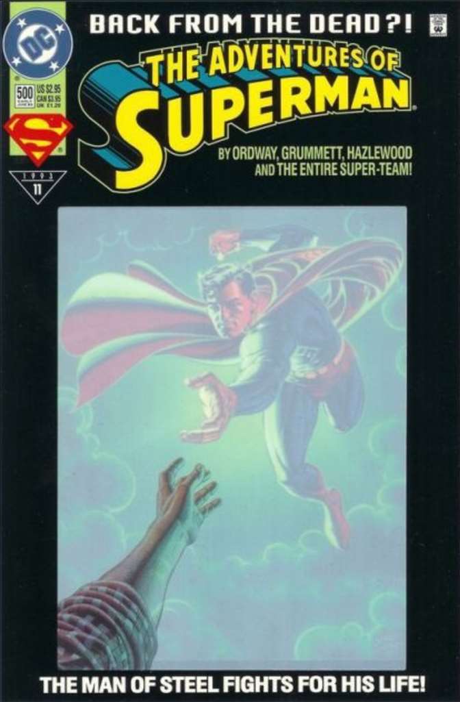 Adventures of Superman #500/CS, Comic Book, Back Issue, buy comics online, comic book store guelph, online comic book store, local comic shop, Long Box Silver's Comics