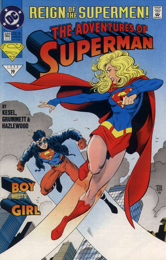 Adventures of Superman #502, Comic Book, Back Issue, buy comics online, comic book store guelph, online comic book store, local comic shop, Long Box Silver's Comics