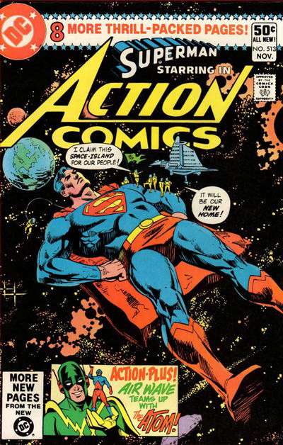 Action Comics #513 (Fine), Comic Book, Back Issue, buy comic books online, online comic book store canada, sell comic books, online, comic websites, comic store,  vintige comic books, comic book store guelph, comic book store, comic book store near me, Long Box Silver's Comics 