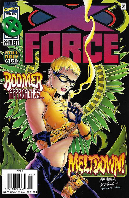 X-Force #51 (VF-NM), Comic Book, Back Issue, buy comic books online, online comic book store canada, sell comic books, online, comic websites, comic store,  vintige comic books, comic book store guelph, comic book store, comic book store near me, Long Box Silver's Comics 