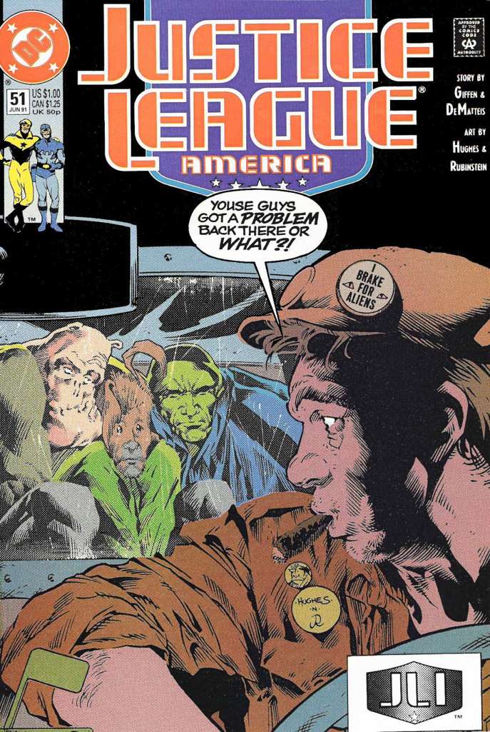 Justice League America #51 (VF-NM), Comic Book, buy comic books online, online comic book store canada, sell comic books, online, comic websites, comic store,  vintige comic books, comic book store guelph, comic book store,  Long Box Silver's Comics 