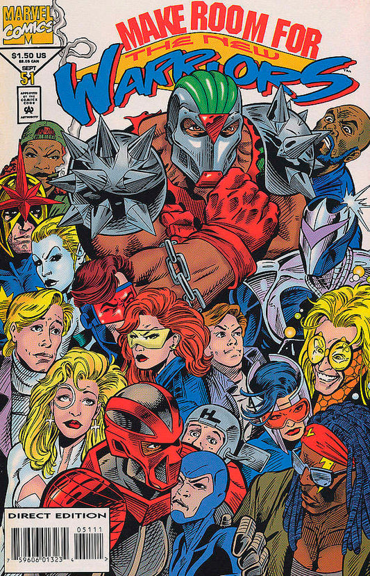 New Warriors, The #51 (VF-NM), Comic Book, Back Issue, buy comic books online, online comic book store canada, sell comic books, online, comic websites, comic store,  vintige comic books, comic book store guelph, comic book store, comic book store near me, Long Box Silver's Comics 